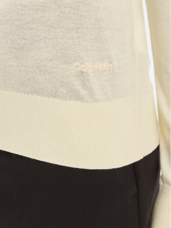 Calvin Klein Calvin Klein Sweater LV044F324G Ekru Regular Fit