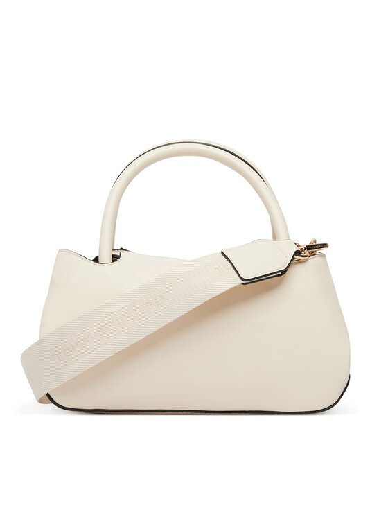 Tommy Hilfiger Tommy Hilfiger Τσάντα Th Logotape Mini Satchel AW0AW18743 Λευκό