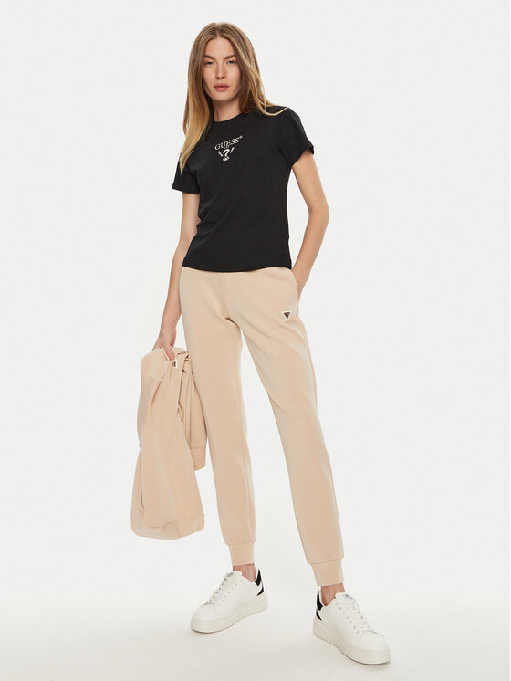 Guess Guess T-Shirt Colette V4YI21 KCDH1 Schwarz Regular Fit
