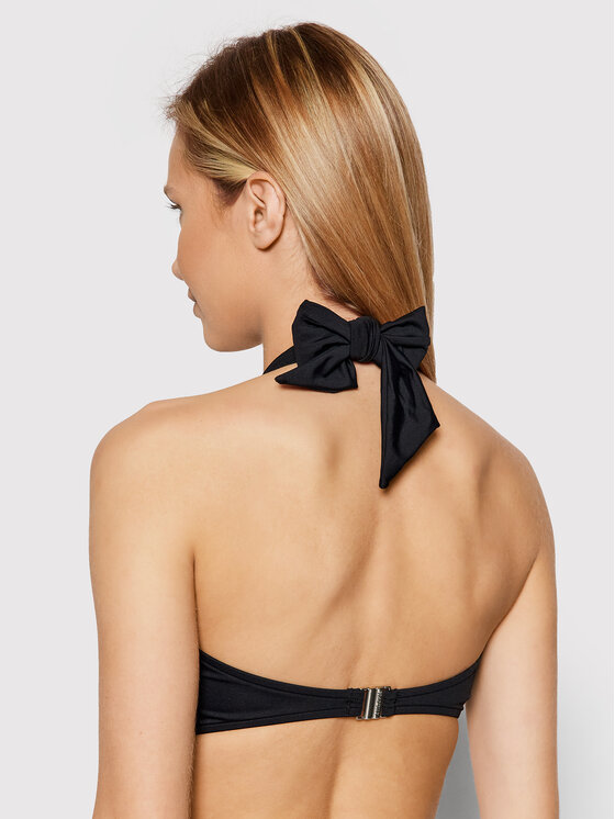 Seafolly Seafolly Μπικίνι πάνω μέρος Halter 33816-942 Μαύρο