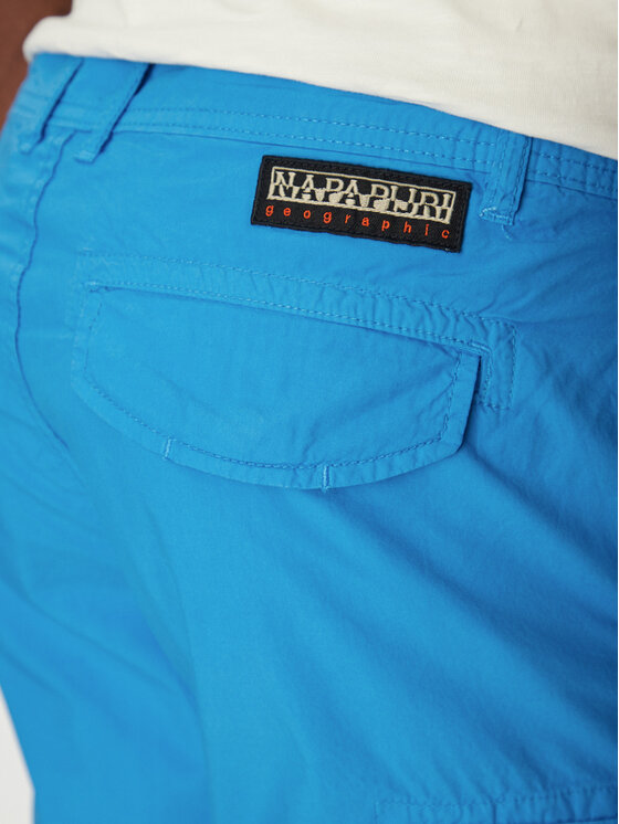 Napapijri Napapijri Шорти з тканини Noto 2.0 NP0A4HOQ Голубий Regular Fit