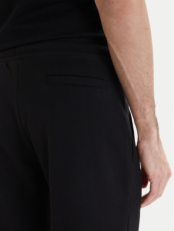 Plein Sport Plein Sport Спортни шорти SAFC MJT2789 STE003N Черен Regular Fit