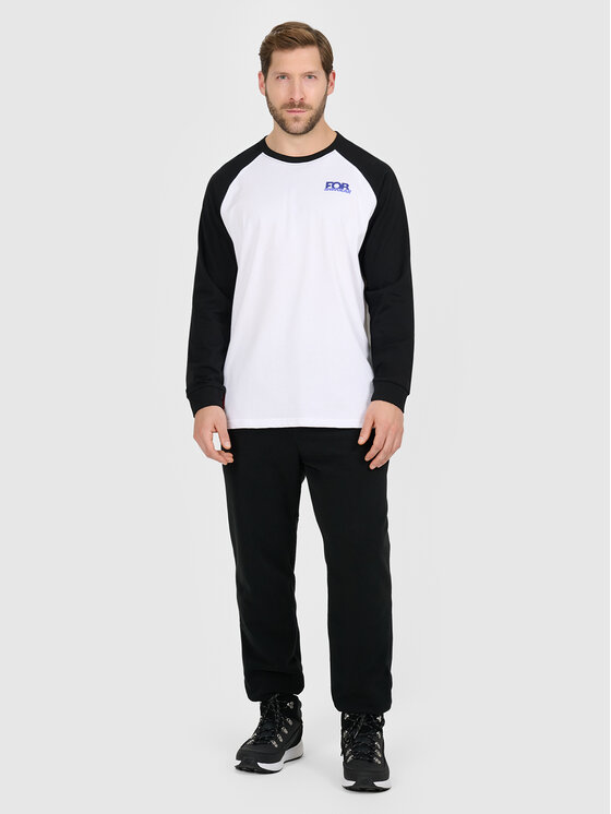 4F 4F Longsleeve FOB Biały Oversize
