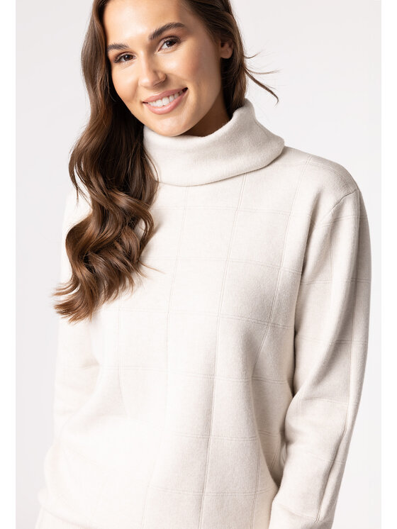 QUIOSQUE QUIOSQUE Svetr QUIOSQUE 6VS007132 Béžová Regular Fit