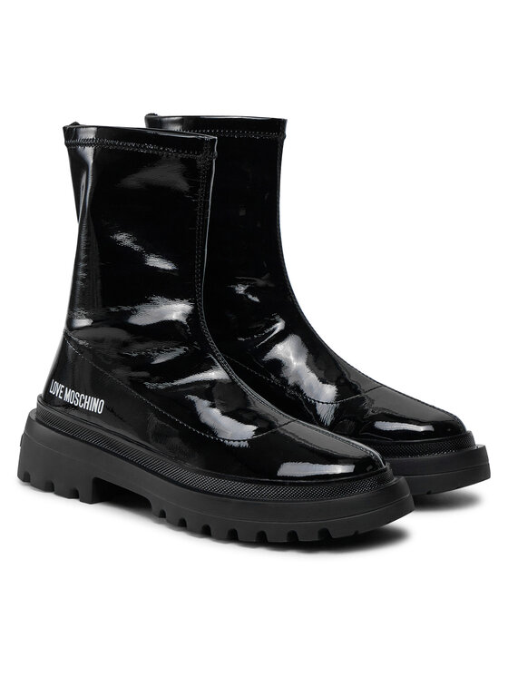 LOVE MOSCHINO LOVE MOSCHINO Μποτάκια JA24225G0LIIZ000 Μαύρο