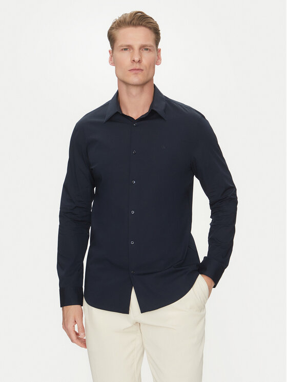 Calvin Klein Calvin Klein Cămașă LV04LB145G Bleumarin Slim Fit