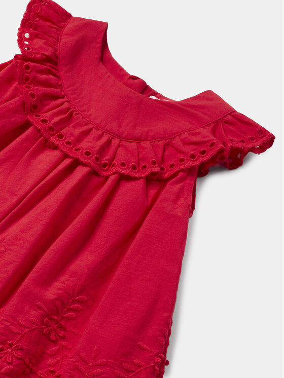 Mayoral Mayoral Vestito estivo 1915 Rosso Regular Fit