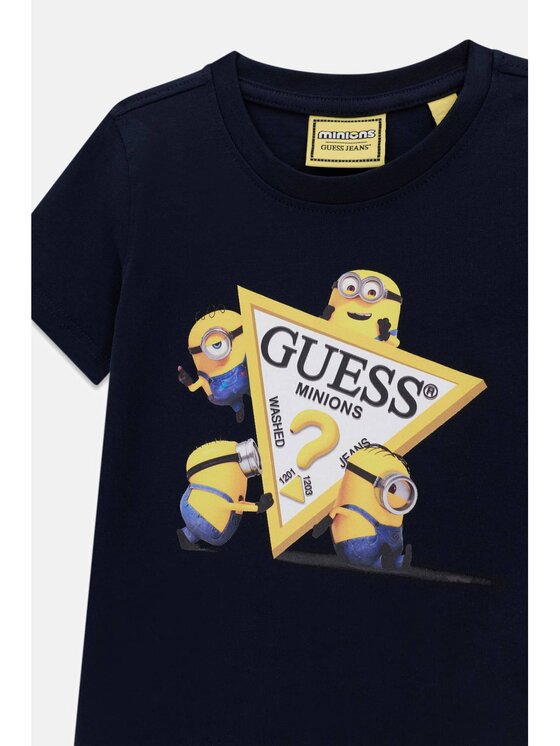 Guess Kids Guess Kids T-Shirt 183593 Modrá Classic Fit