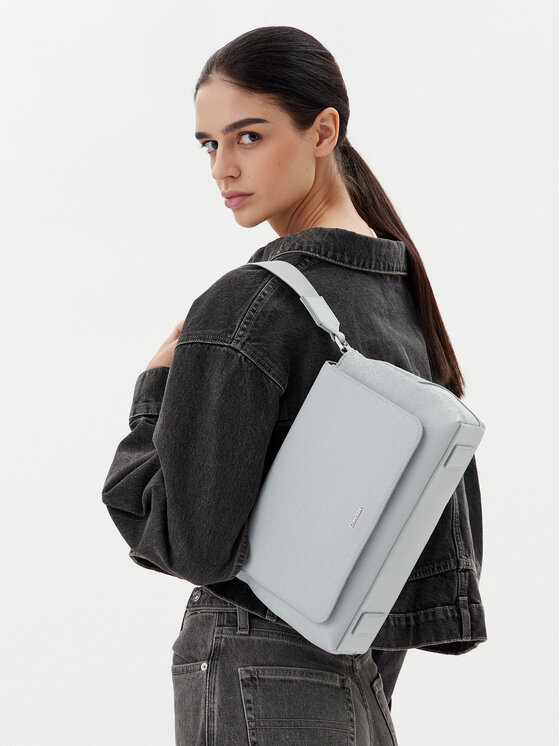 Calvin Klein Torebka Ck Must Satchel_Mono K60K613181 Szary