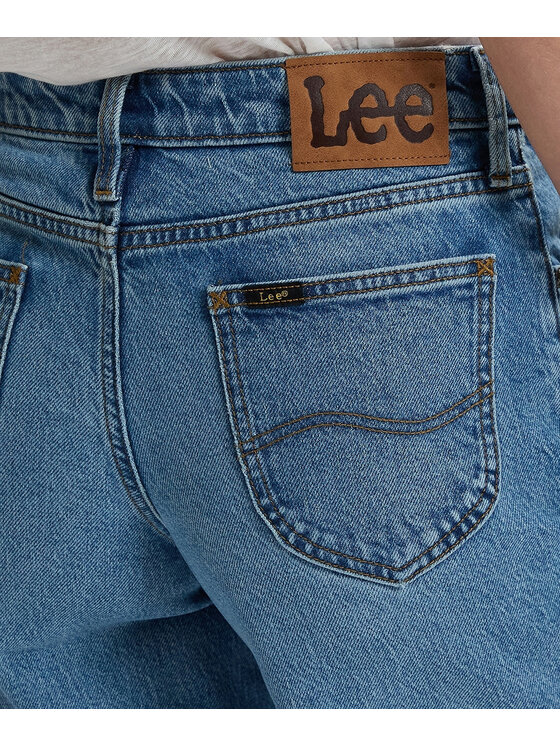 Lee Lee Jeansy 112379307 Niebieski Relaxed Fit