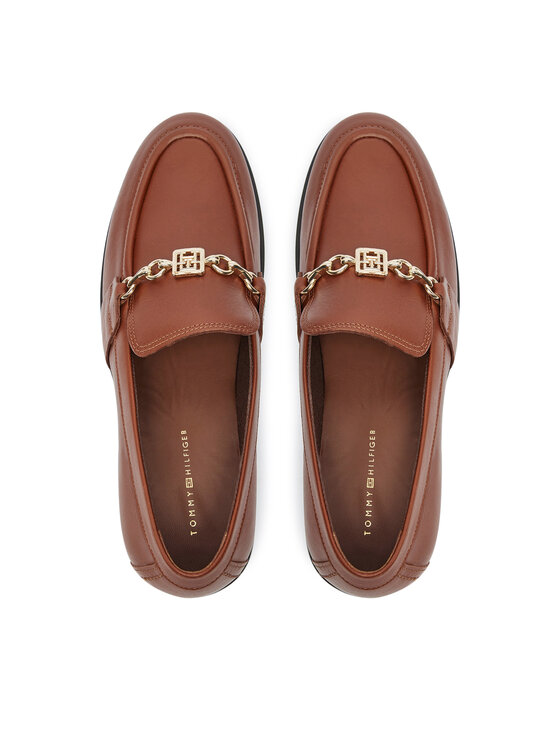 Tommy Hilfiger Tommy Hilfiger Loaferke FW0FW08339 Rjava