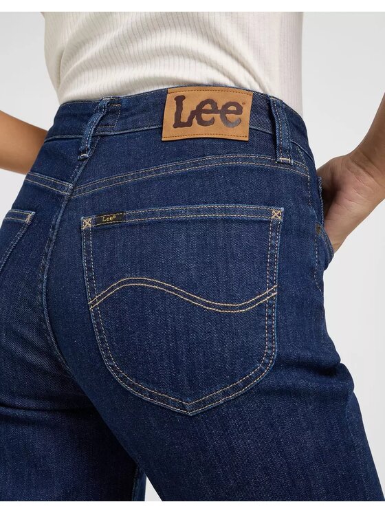 Lee Lee Jeansy CAROL Niebieski Straight Fit