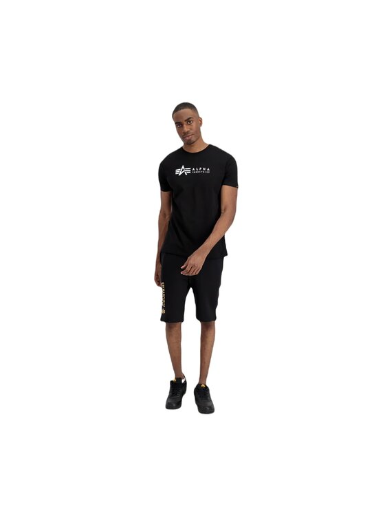 Alpha Industries Alpha Industries Souprava triček AI.118534-03 Černá Regular Fit