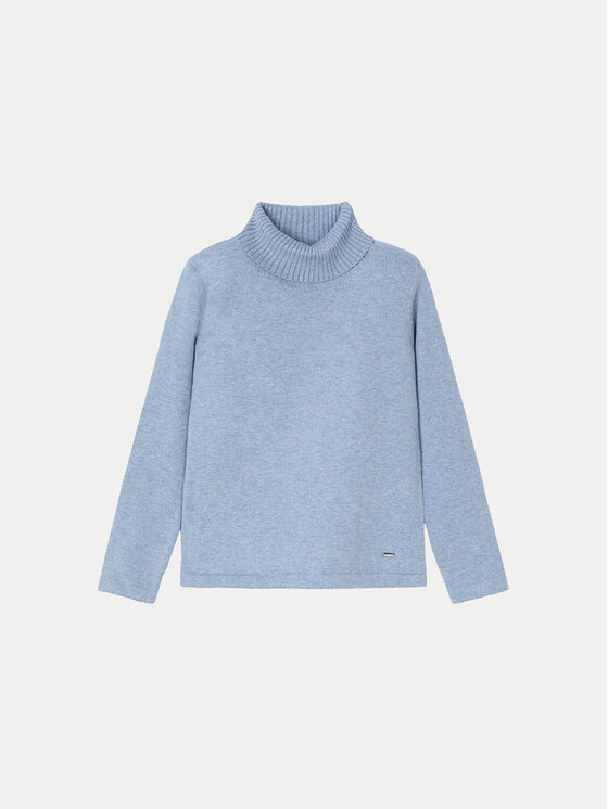 Mayoral Mayoral Rollkragenpullover 313 Himmelblau Regular Fit