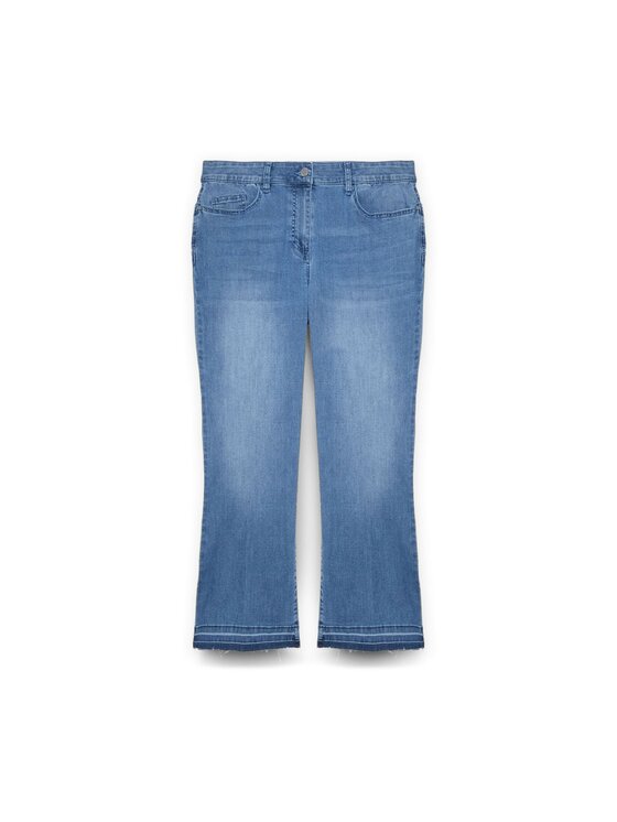 Fiorella Rubino Fiorella Rubino Jeansy P596T004873N024 Niebieski Cropp Fit