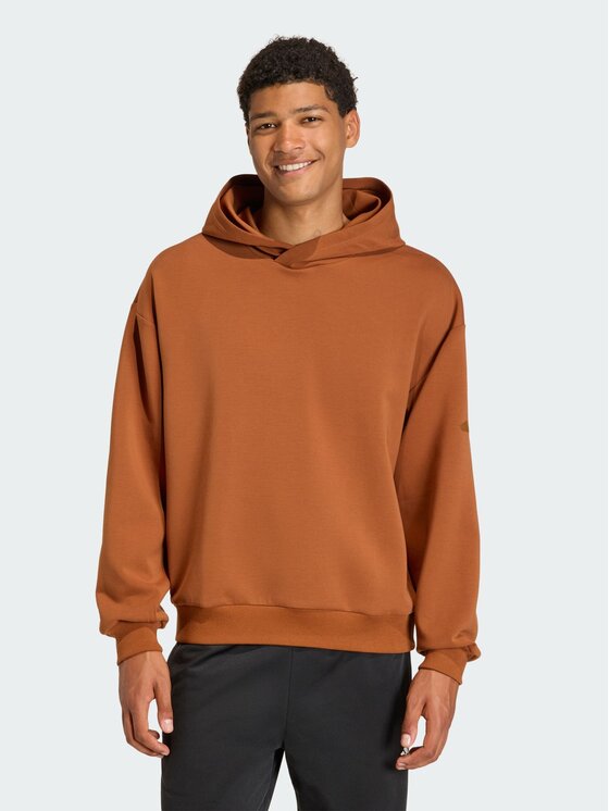 adidas adidas Bluza 154391 Brązowy Loose Fit