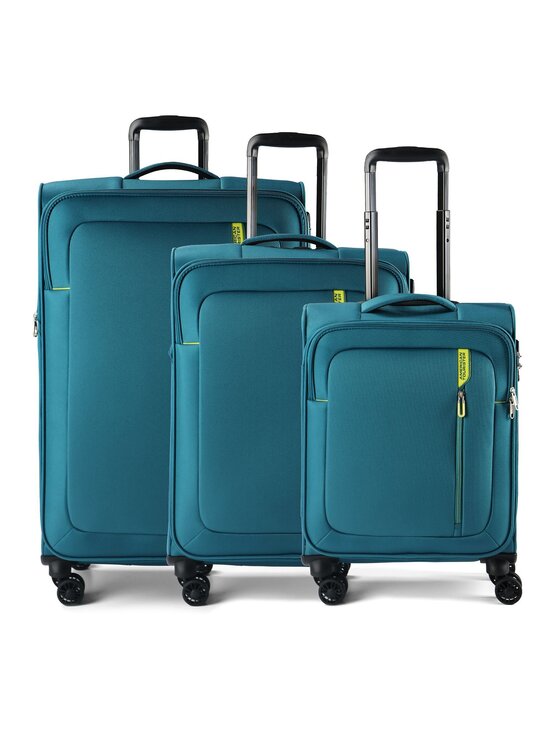 American Tourister American Tourister Komplet walizek 330310 Błękitny