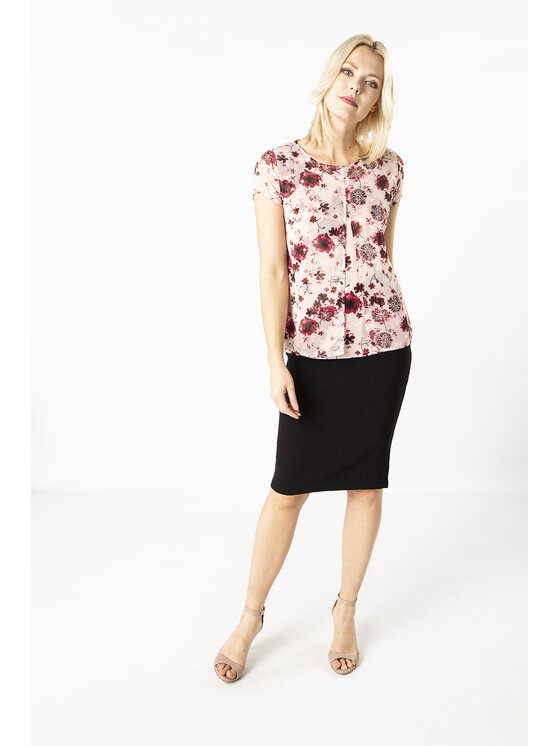 QUIOSQUE QUIOSQUE Halenka DUAL BLOUSE Růžová Regular Fit