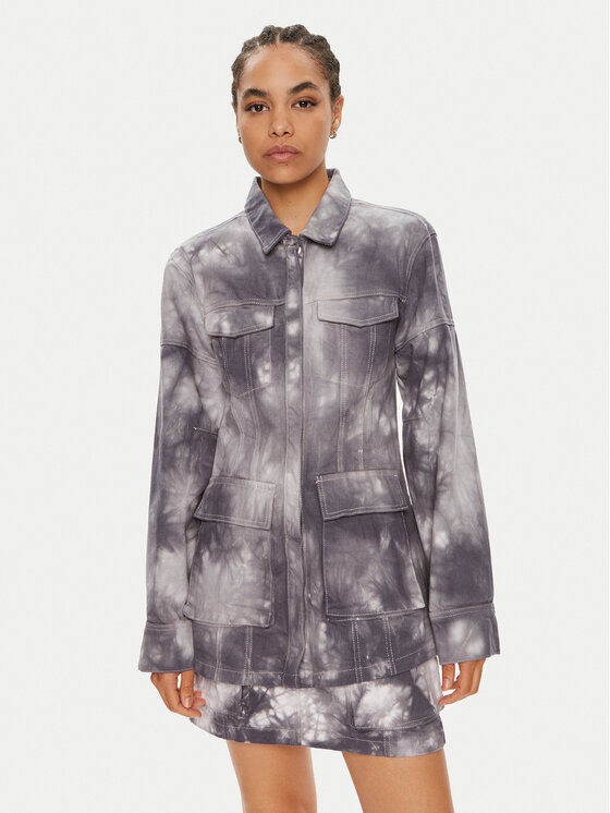 Gestuz Gestuz Geacă de blugi Kala 10909055 Gri Regular Fit
