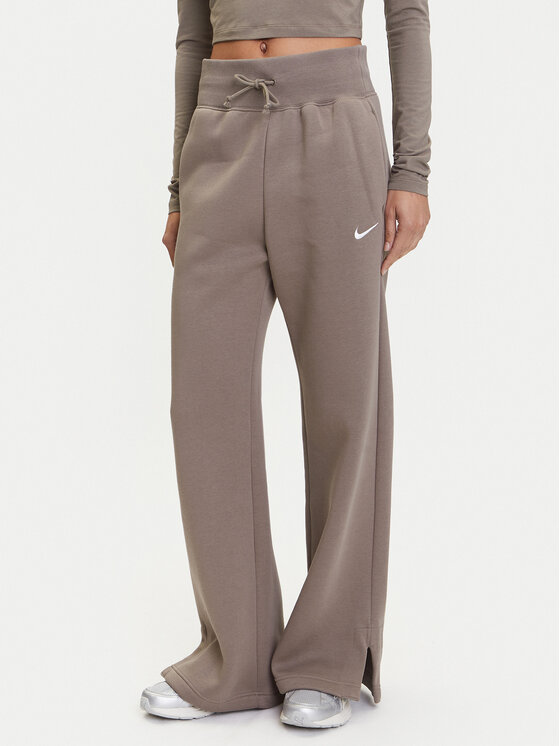 Nike Nike Teplákové kalhoty Phoenix DQ5615 Hnědá Regular Fit