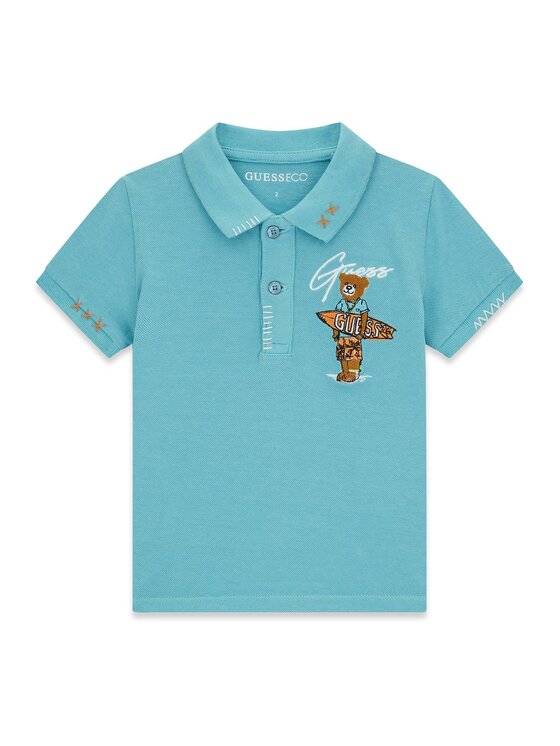 Guess Kids Guess Kids T-shirt 181446 Blu Classic Fit