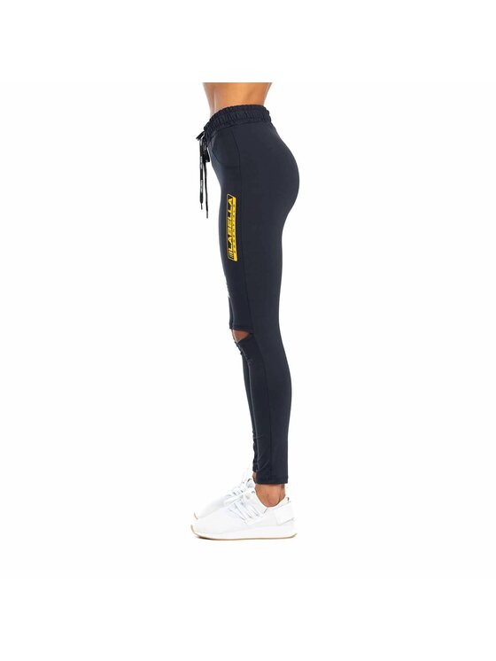 LaBellaMafia LaBellaMafia Legginsy LABELLAMAFIA LEGGING ESSENTIALS BLACK Czarny Regular Fit