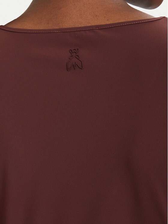 Patrizia Pepe Patrizia Pepe Kasdieninė suknelė 2A3081/JZ26-B887 Ruda Slim Fit