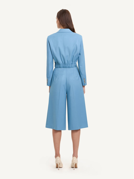 KMX KMX Spodnie materiałowe 808330015 Niebieski Straight Fit