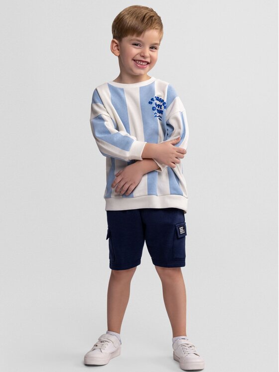 minoti minoti Zestaw 29SET206 Błękitny Regular Fit