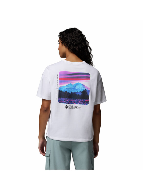 Columbia Columbia T-Shirt 215496 Biały Regular Fit