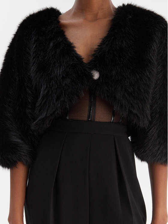 Rinascimento Rinascimento Kažoks CFC0020149002 Melns Regular Fit