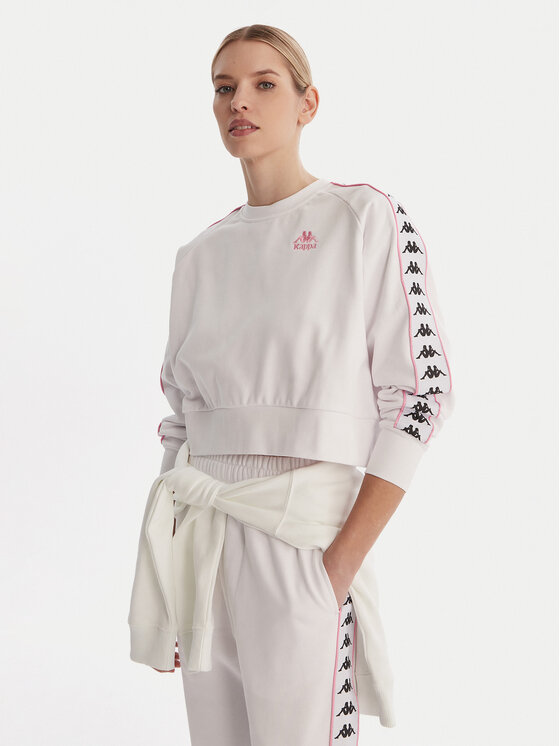 Kappa Kappa Mikina Banda Marbella 351S2HW Biela Oversize