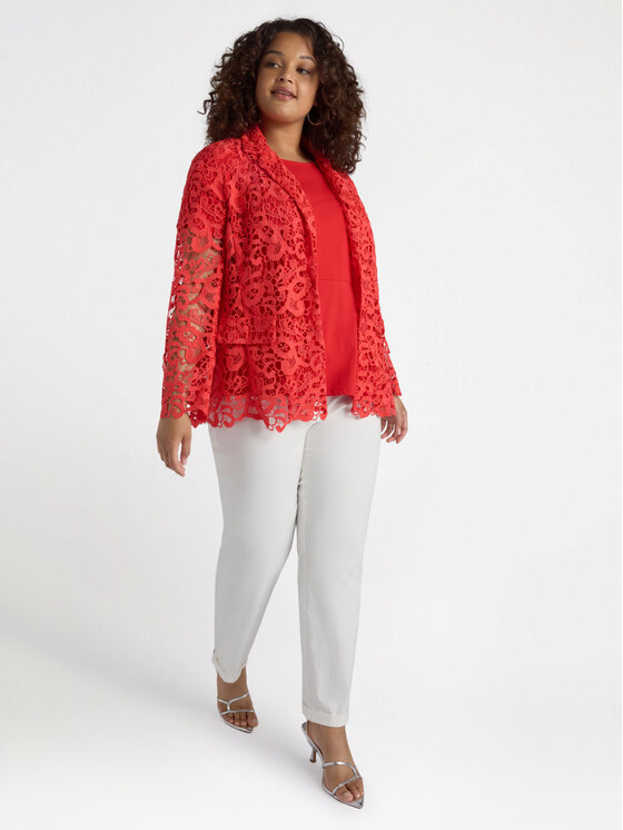 Fiorella Rubino Fiorella Rubino Camicia 5080T001316N016 Rosso Slim Fit