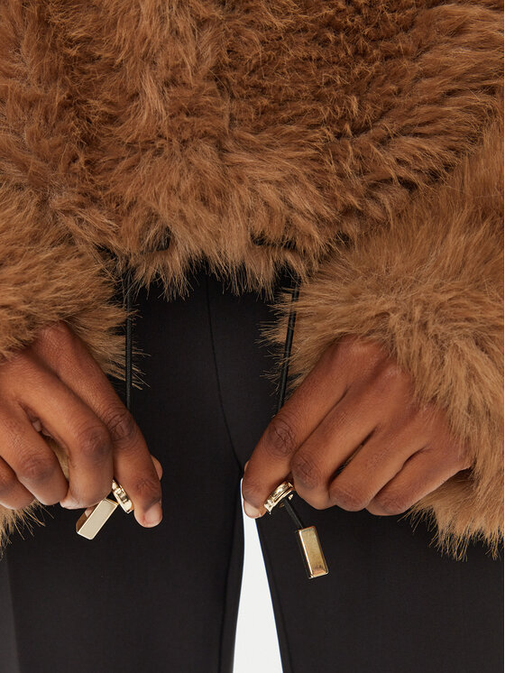 YES LONDON YES LONDON Шуба ECO/026 Коричневий Regular Fit