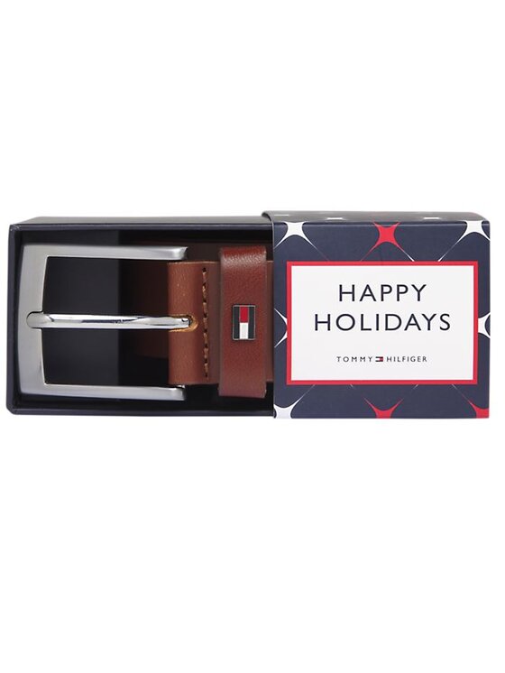 Tommy Hilfiger Tommy Hilfiger Pasek Męski AM0AM06625 0HE Brązowy