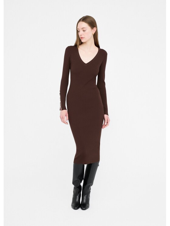 Liu Jo Liu Jo Abito da sera MF5036MS99E90915 Marrone Slim Fit