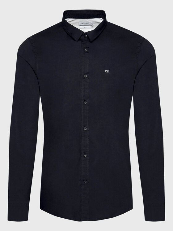 Calvin Klein Calvin Klein Hemd K10K110856 Schwarz Slim Fit
