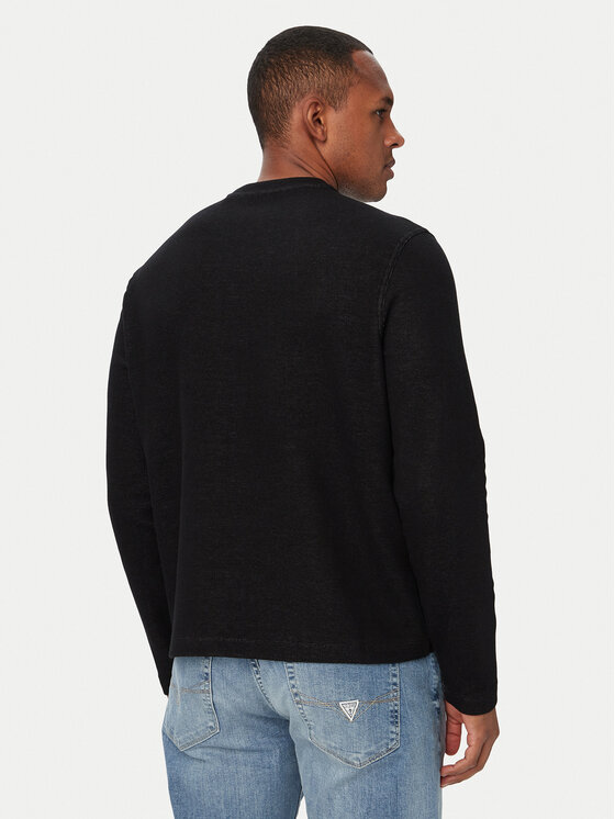 Guess Jeans Guess Jeans Longsleeve M6YP08 K4176 Чорний Regular Fit