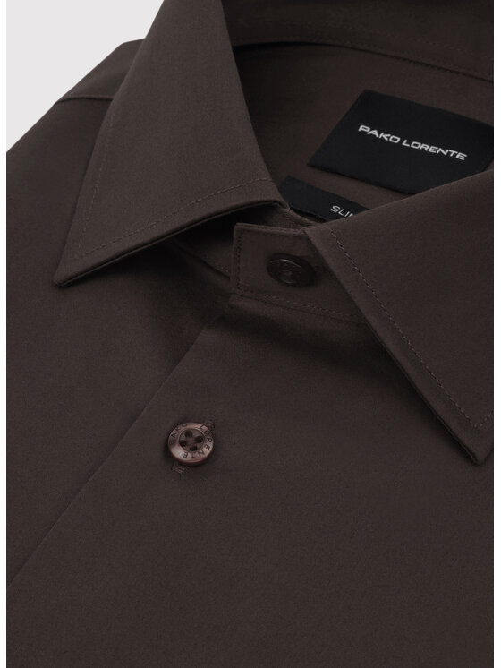 Pako Lorente Pako Lorente Koszula P26WF-1X-027 Brązowy Slim Fit
