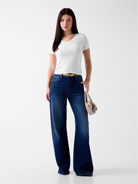 Guess Guess T-Shirt 183552 Biały Classic Fit