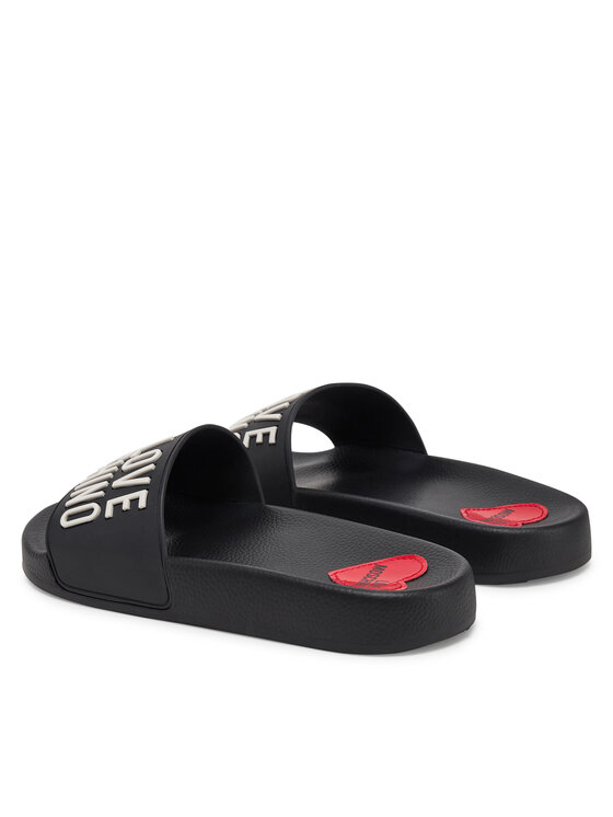 LOVE MOSCHINO LOVE MOSCHINO Şlapi JA28052G1MI14000 Negru