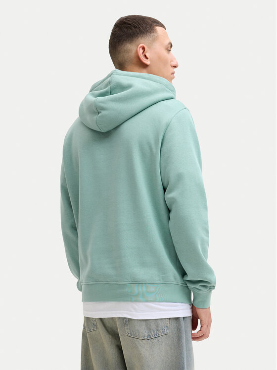 Jack & Jones Jack & Jones Bluza Soho 12278789 Zielony Relaxed Fit