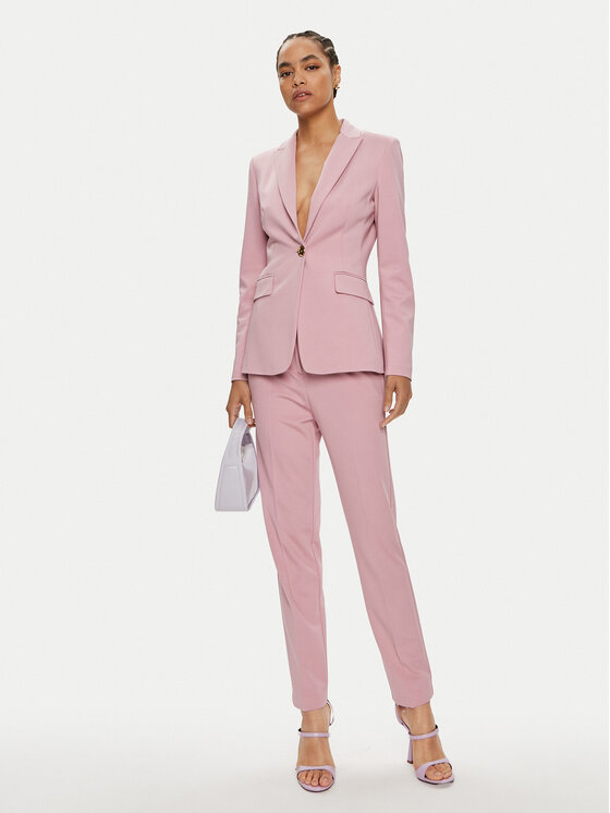 PINKO Pinko Riidest püksid Bello 100155 A1L4 Roosa Regular Fit