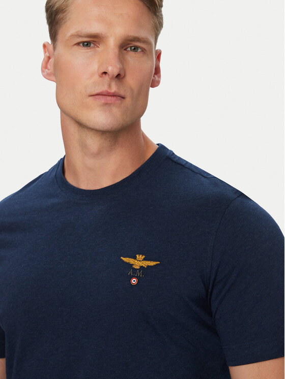 Aeronautica Militare Aeronautica Militare T-shirt 262TS1580UJ00372 Blu scuro Regular Fit