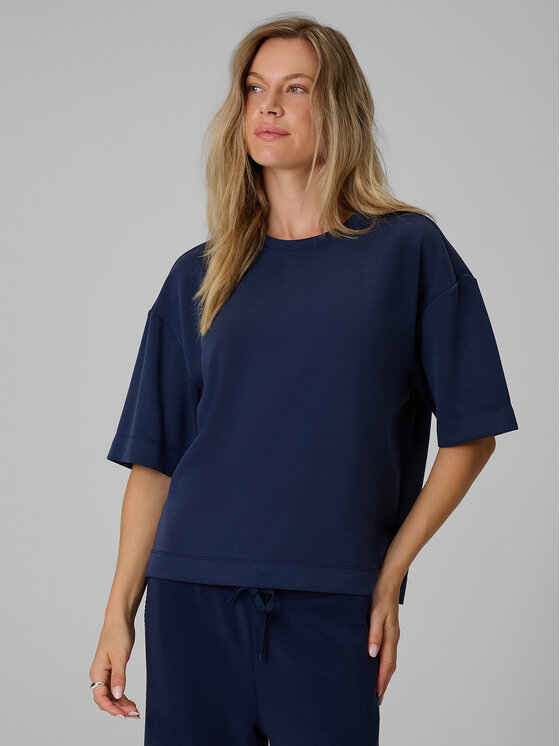 4F 4F T-Shirt COSY Granatowy Loose Fit