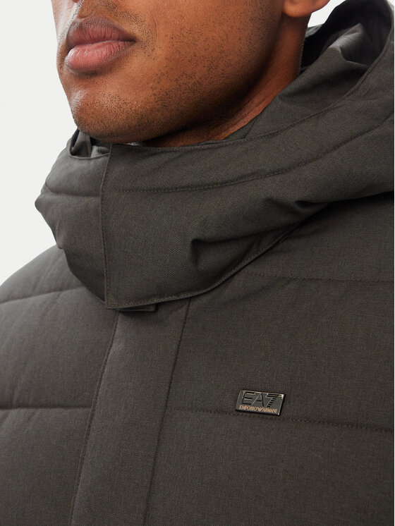 EA7 Emporio Armani EA7 Emporio Armani Зимова куртка 7M002556 AF25752 O8004 Темно-сірий Regular Fit