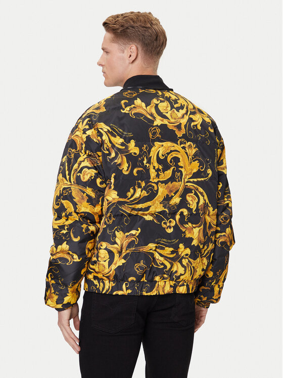 Versace Jeans Couture Versace Jeans Couture Μπουφάν πουπουλένιο 79GAUD16 CQSD3 Μαύρο Regular Fit