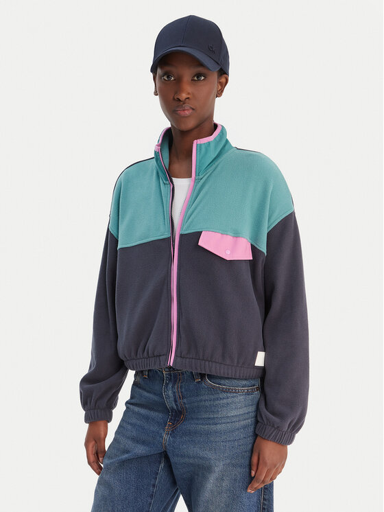 Quiksilver Quiksilver Флісовий реглан Kedai EQWPF03005 Сірий Regular Fit