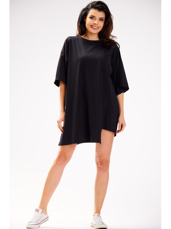 Infinite You Infinite You Sukienka codzienna M252 Czarny Basic Fit