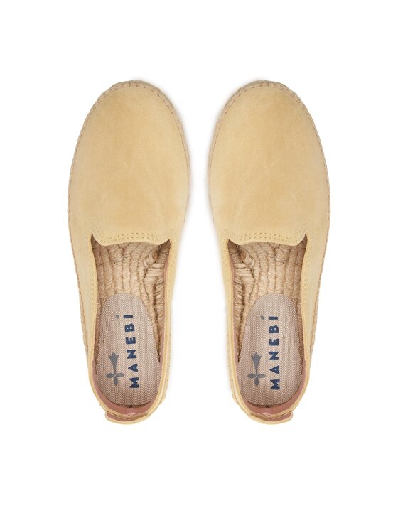 Manebi Manebi Espadrillas Suede Double Sole Espadrilles R 4.2 D0 Beige
